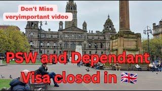 Changes in PSW and Dependant Visa for the UK|Very Important Video