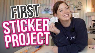  Your First Sticker Project! | Free Cricut Beginners Class #5 ️