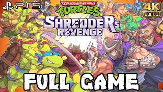 Teenage Mutant Ninja Turtles: Shredder’s Revenge FULL GAME Walkthrough (PS5) @ 4K 60ᶠᵖˢ 