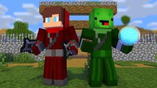 MAIZEN : 100 Days Ninja Training - Minecraft Animation JJ & Mikey