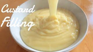 Homemade Custard filling Simple Recipe