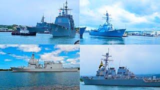 Warships Set Sail for RIMPAC 2024 - USS Frank E. Petersen Jr. etc.