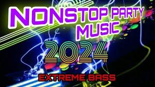 NONSTOP PARTY DISCO REMIX OF 2024, FEEL THE BASS..