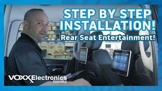 VOXX Universal Seatback In-Vehicle Entertainment System Installation | Step-by-Step Guide