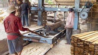 Master the Art of Wooden Square Log Making: Step-by-Step Tutorial.