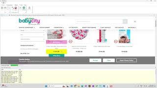 Scraping ww.babycity.co.za Product Data using WebHarvy