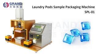 SPL-01 Lab Scale Laundry Tide Pods Packaging Machine Manual Water Soluble Film Packing Machine