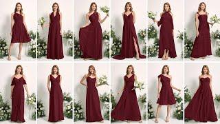 Carlyna brings you the best in burgundy bridesmaid dresses and free shipping