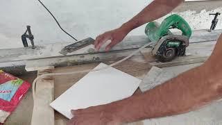 HOW TO MAKE DIAMOND DESIGN IN TILES FLOORING AND WALL