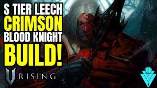 V Rising Build Leech Blood Knight S Tier Mid Game Build! (Tips And Tricks)