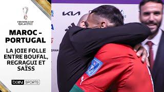 Maroc - Portugal / L’énorme scène de joie entre Saïss, Boufal et Regragui !