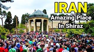 IRAN 2023  Amazing Place In Shiraz | Tomb of Hafez Vlog ایران