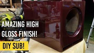 Ep. 35 - How to get an amazing Piano Gloss Finish on the Hammer Home Theater Sub| Home Theater Gurus