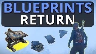 THE BLUEPRINT SYSTEM RETURNS!!! (And How to Play it!) Rust Solo/Dual Survival