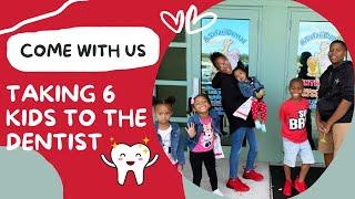 Large Family Vlog || Taking 6 Kids to the Dentist || Quick stop to the Barbershop ||