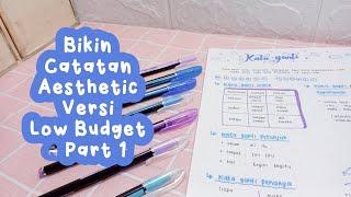 Bikin Catatan Aesthetic Versi Low Budget - Part 1