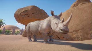 Planet Zoo Africa Pack: Southern White Rhinoceros