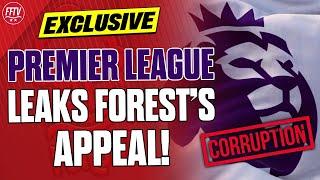 Premier League Corruption Confirmed! PSR Appeal Leak Scandal! Nottingham Forest News