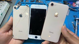 How to Restore an iPhone 8 - Restoration Phone - Crack  iPhone Rebuild -destroyed iPhone 8