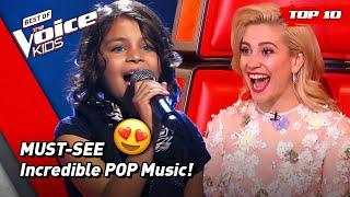 POPULAR POP Music in The Voice Kids!  | Top 10