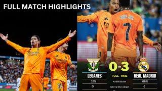 Leganes vs Real Madrid, Full match highlights 2024.