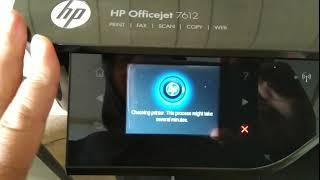 HOW TO REPLACE THE INK/CARTRIDGE IN HP OFFICEJET 7610 SERIES