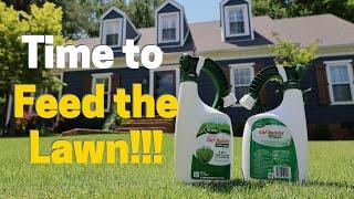 Time to Feed the Lawn!! High Nitrogen with Scotts Liquid 29-0-3 Fertilizer!