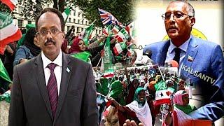 Madaxweyne Farmaajo Oo Fariin Farxad Leh Udirey Shacabka Somaliland & M/Muse Biixi