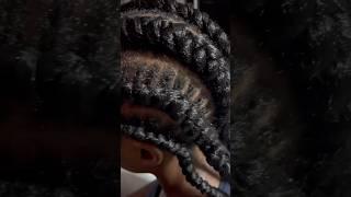 The best protective style for natural hair.  or ? #shorts #cornrows  #naturalhairstyles