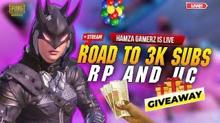 EPIC CUSTOM ROOMS CHALLENGE || LIVE PUBG MOBILE PAKISTAN ||UC & CASH ROOMS| HAMZA GAMERZ