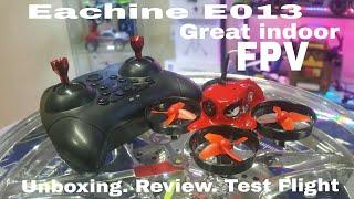 Eachine E013 Micro FPV Drone . Review and Test Flight