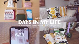 Days in my lifeIKEA ShoppingNew products, 6:29AM️Morning Routine, what’s in my bag? etc…
