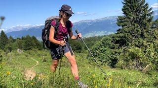 Rando-bivouac seule dans les Bauges - jour 1