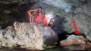 Fishing in the Cave Grabi ang Daming Isda Dito! Catch & Cook