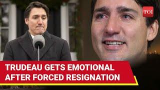 Trudeau Gives Up, Gets Emotional After Resignation As Canada PM; 'I Am A Fighter, I Cannot...'