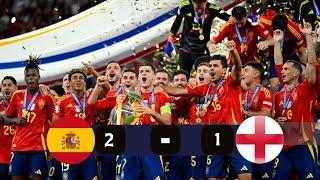 Spain x England | 2 - 1 | Extended Highlights And Goals | Euro Final 2024 |