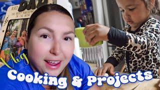 Cook And Make Some Projects With Me | VLOG