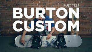 Burton Custom Twin Flex Test - BoardInsiders.com - 2016 Burton Custom Snowboard