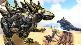 New Arajs (Yutyrannus Abyss) VS Mod Dinosaurs| ARK Mod Battle