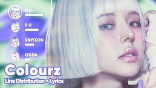EVERGLOW - Colourz (Line Distribution + Lyrics Karaoke) PATREON REQUESTED