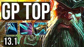 GANGPLANK vs JAX (TOP) | 8/1/8, 70% winrate, Dominating | EUW Challenger | 13.1