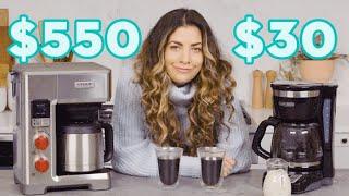 Which Coffee Machine Wins Best Taste, Brew Time, & Temperature?! | High vs. Low | Good Housekeeping