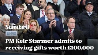 PM Keir Starmer admits to receiving freebies and gifts worth over £100,000