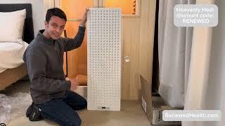 Gen 2 Heavenly Heat Sauna Red Light Panel - First Peak Unboxing! 396 Lens!