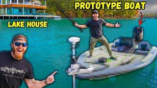 Revealing New PROTOTYPE Bass Boat!! ( ft Jiggin w/ Jordan )