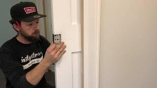 Pocket Door Handle & Privacy Lock Install 