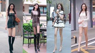 Mejores Street Fashion Tik Tok 2022 | Hottest Chinese Girls Street Fashion Style 2022 Ep.150