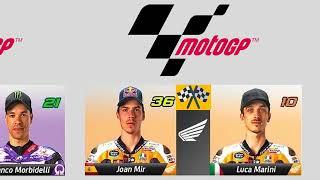 comparison: motoGP 2024 lineup #motogp #riders #marcmarquez #sports #shorts #yamaha #ducati