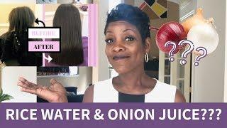 Here's How Rice Water & Onion Juice Can Help Your Hair Grow 