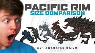 SIZE COMPARISON of PACIFIC RIM KAIJU! (Reaction)